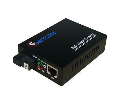 Chuyển đổi quang điện PoE 10/100/1000Mbps GNETCOM GNC-6101GE-20A