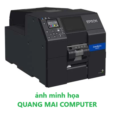 C31CH76206E1 Máy in tem nhãn decal màu Epson ColorWorks CW-C6050P
