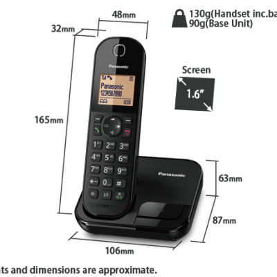 Điện thoại không dây Panasonic KX-TGC410CX