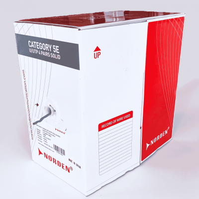 Dây cáp mạng Cat5e U/UTP 4 Pair NORDEN 112-40001104BL
