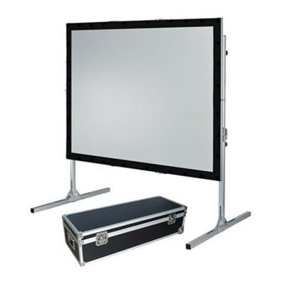 Màn khung di động chiếu trước và sau 180 inch QD180V