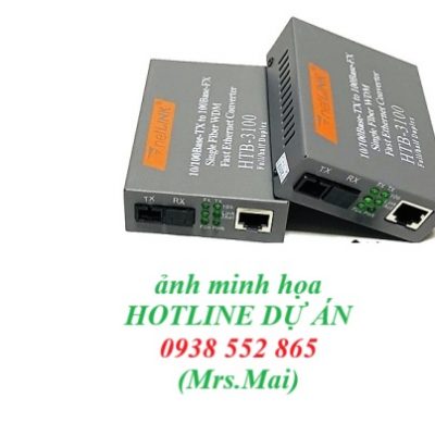 Bộ chuyển đổi quang điện 1 sợi quang 10/100/1000M Netlink HTB-GS03A + GS03B
