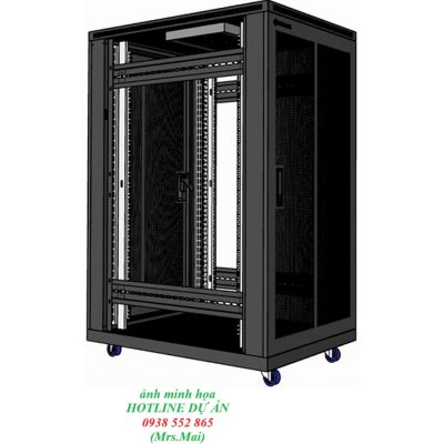 Tủ Rack 27U D1000  (1400 x 600 x 1000) ATC27U1000