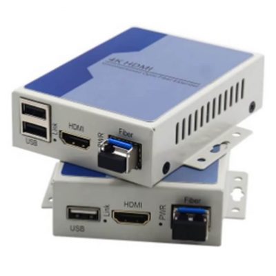 Bộ kéo dài HDMI + USB bằng cáp quang chuẩn 4K HDTEC
