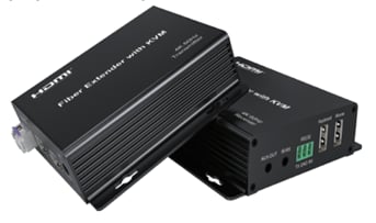 HDTEC HDMI CONVERTER 4K + USB + AUDIO  (Kéo dài HDMI + USB  bằng Cáp Quang)