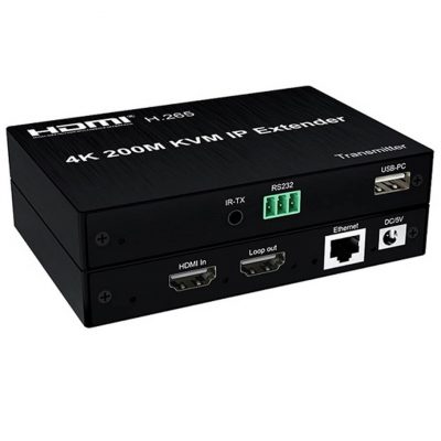 HDTEC HDMI KVM 200m 4K (Có USB, Loop)