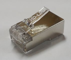 Đầu RJ45 CAT5e FTP HDTEC chống nhiễu (Mạ Vàng)